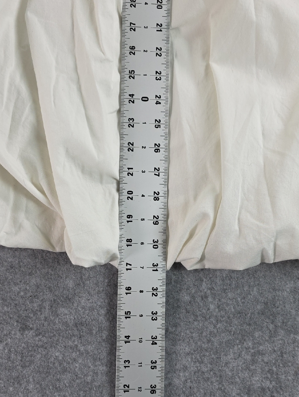 FARM Rio White Balloon Skirt M Medium Bubble Tiered Midi Cotton Anthropologie - Picture 4 of 7